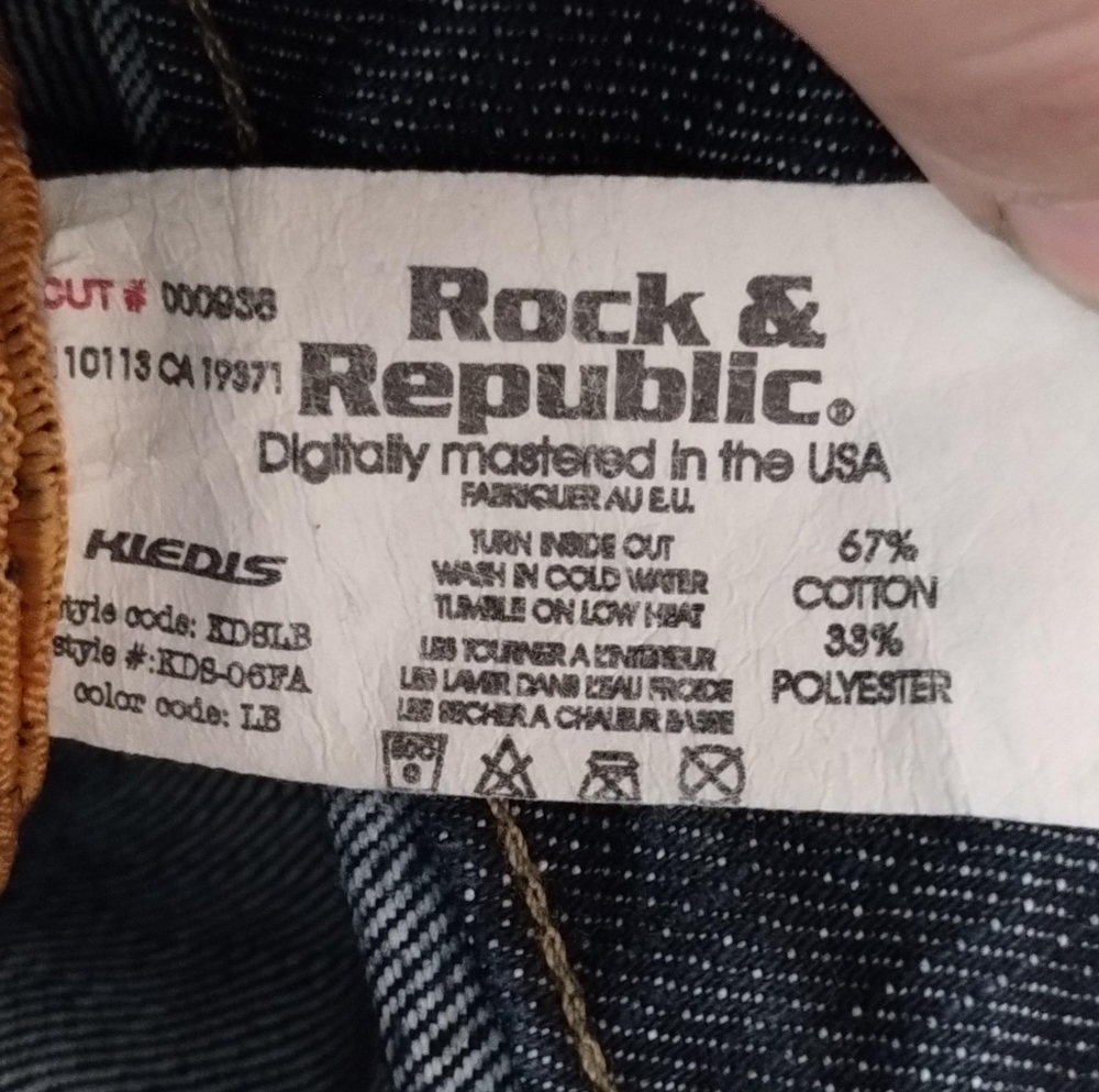 Rock & Republic Jeans ~ Size 23 ~ Bootcut ~ Excellent Condition! - Picture 16 of 16
